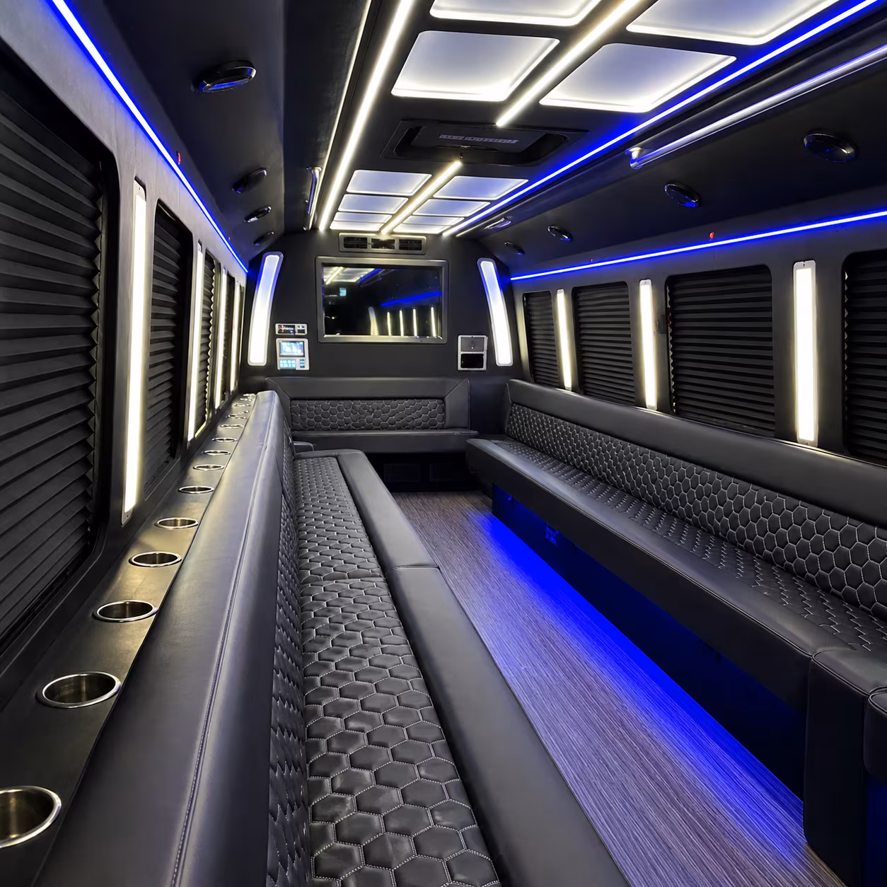 Nashville Bachelor & Bachelorette Transportation onboard seating