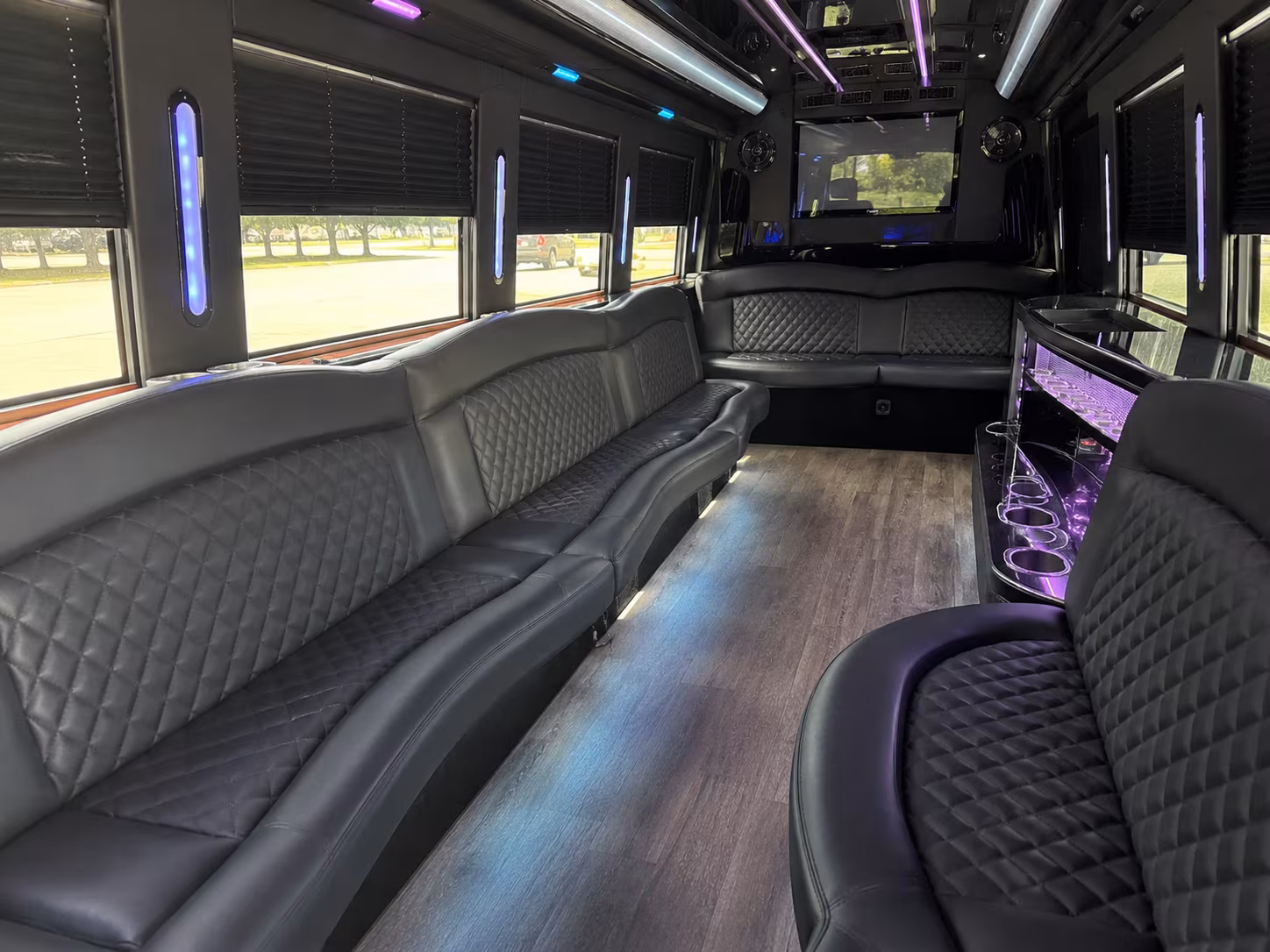 Nashville Concert & Music Festival Transportation party bus exterior