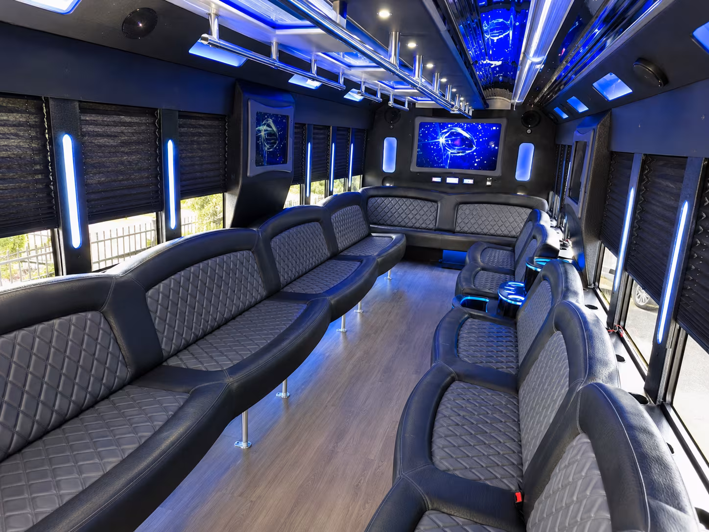 Nashville Concert & Music Festival Transportation party bus exterior