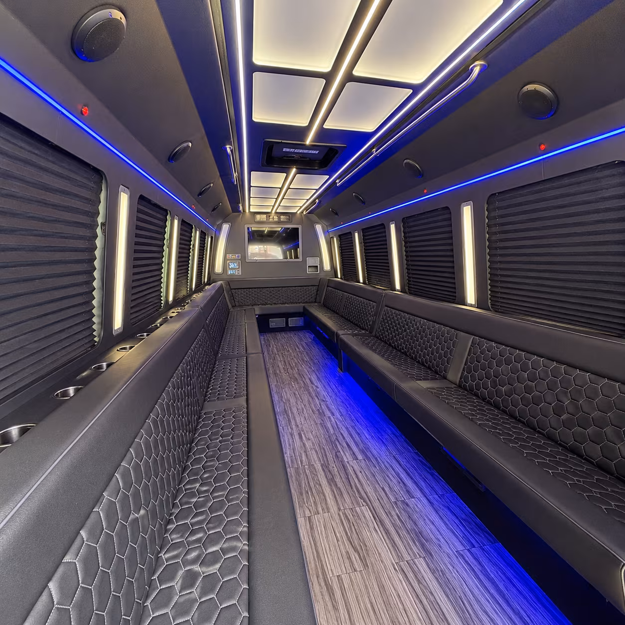 Nashville Private Event Transportation party bus exterior