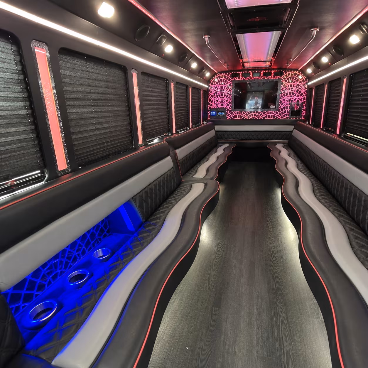 Nashville Private Event Transportation party bus exterior