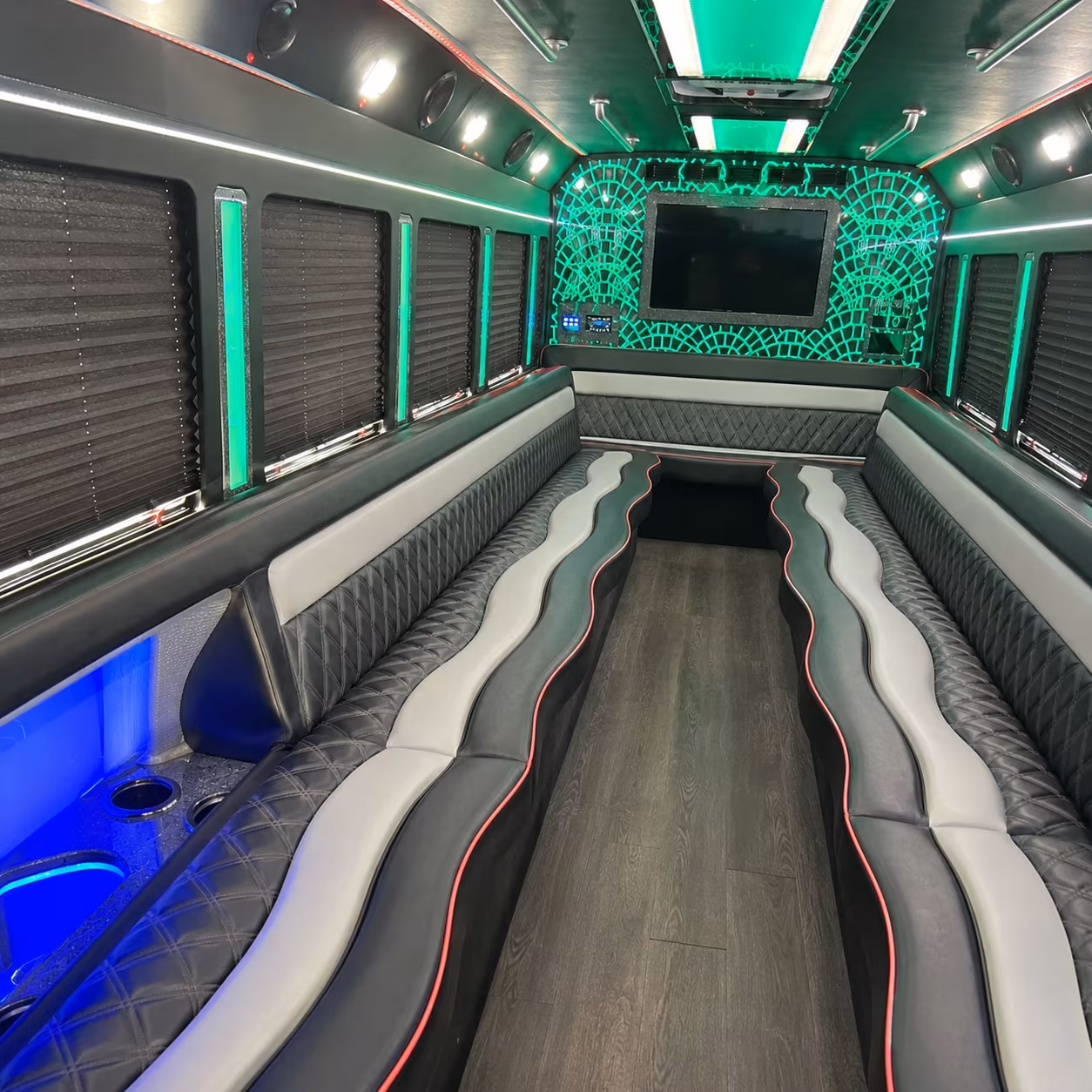 Nashville Prom & Homecoming Transportation party bus exterior