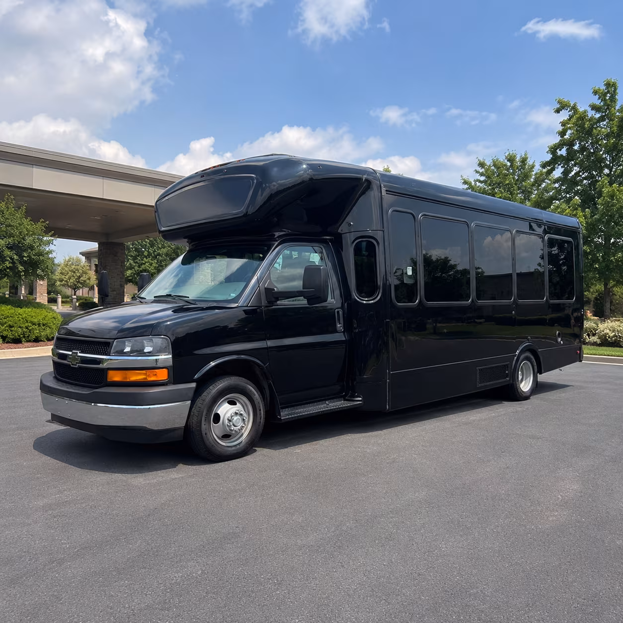 Nashville Sporting Event Transportation party bus exterior