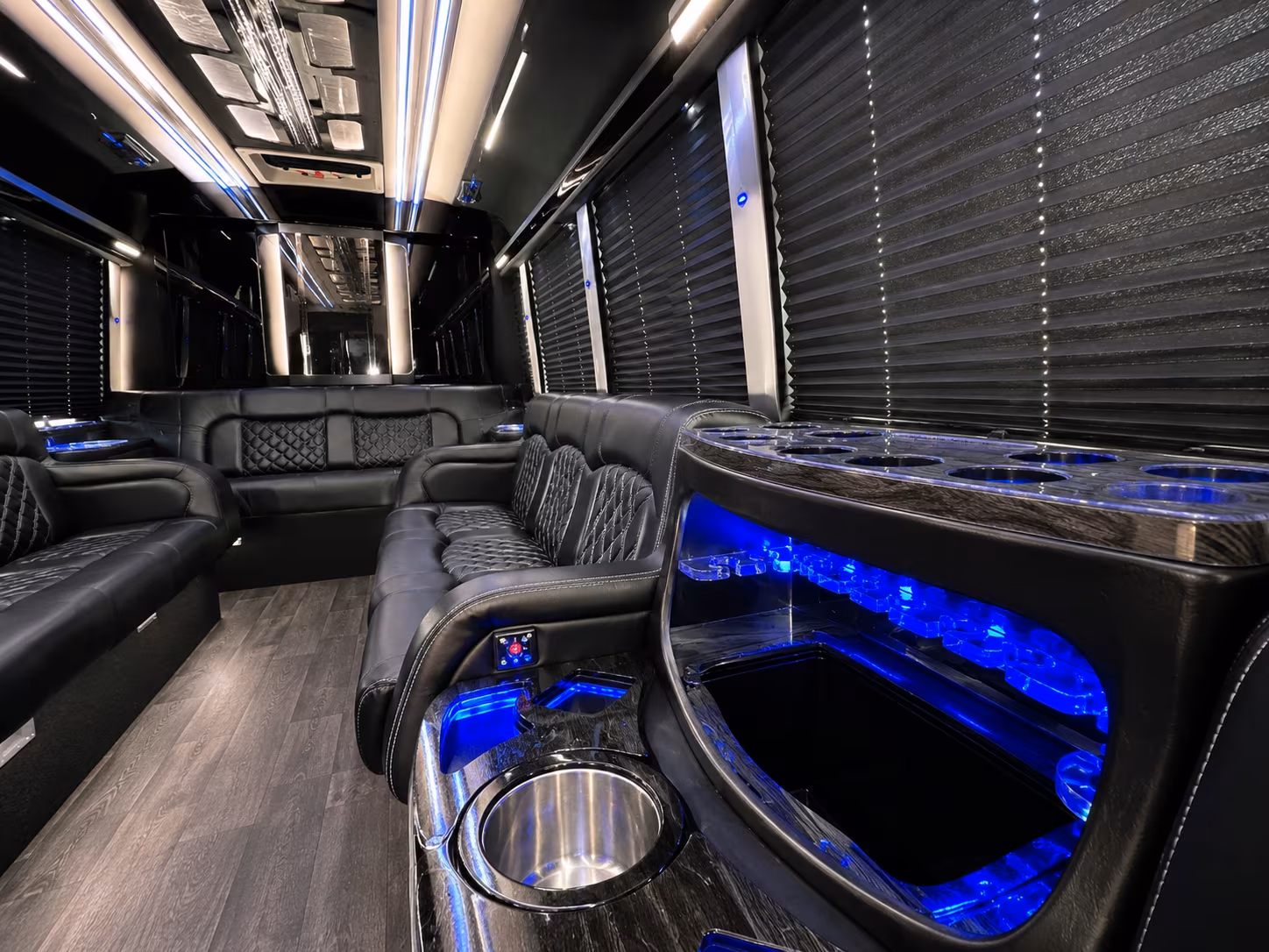 Nashville Wedding Transportation onboard seating